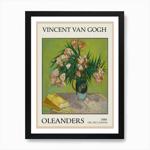 Van gogh oleanders art print - gogh,