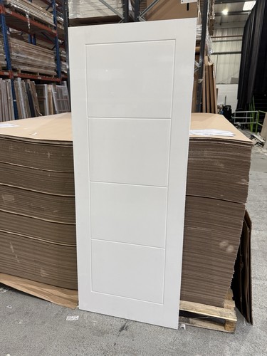 White ladder fd30 doors 3x - white,