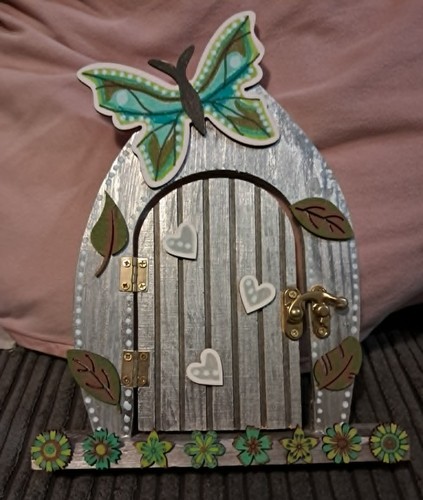 Handpainted wooden fairy - handpainted,