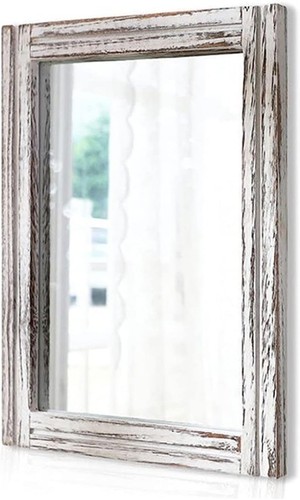 Wooden wall mirror small - wall,