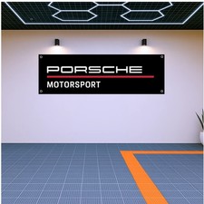Decoration Porsche Flag Banner
