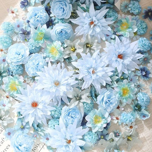 50pcs elegant silk - flowers, for