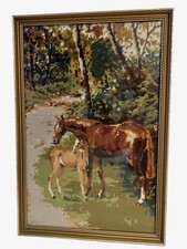 Equestrian Framed Cross Stitch