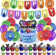 Among Us Balloons Banner