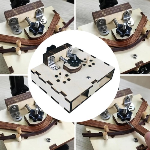 Wood strip bending - bending, tool