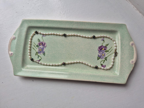 Real freshwater pearl floral - real,