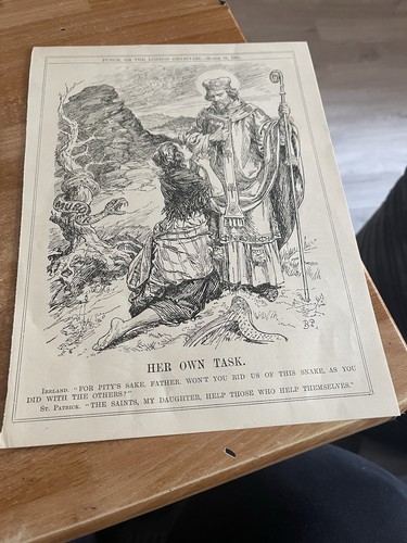 Punch cartoon 1921 her - punch, own