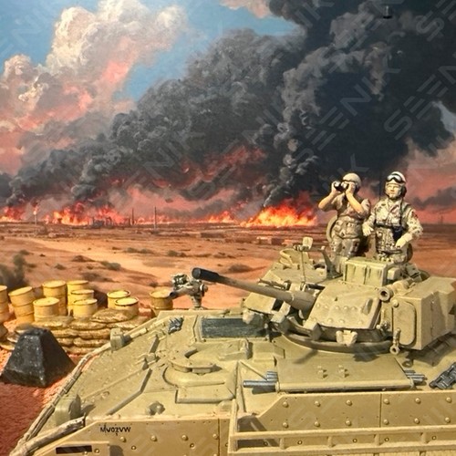 Seenik gulf war - war, burning