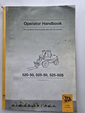 JCB 520-50 525-50 525-50S LOADALL OPERATORS MANUAL