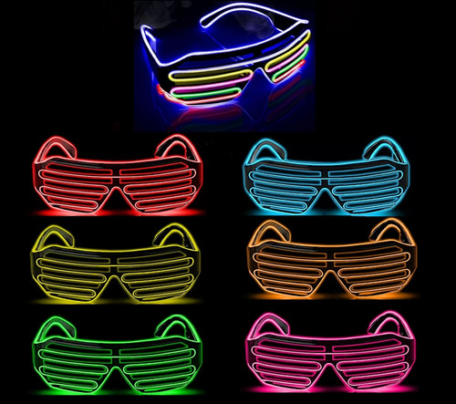 Led light shutter - up, glasses