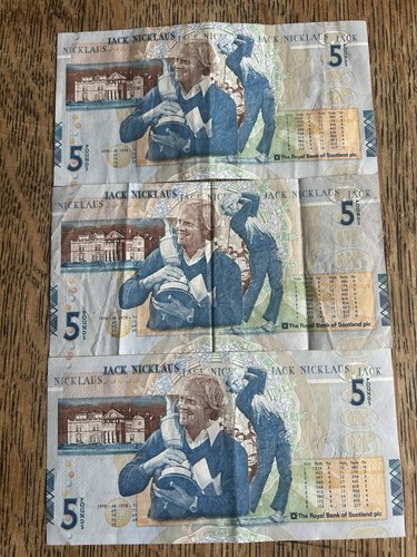 Jack nicklaus 5 notes - £5,