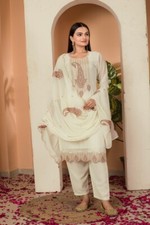 Pakistani Style Faux Georgette  Salwar Kameez With Dupatta For Eid