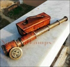 ANTIQUE BRASS TELESCOPE MARINE