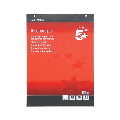 Star flipchart pad 70gsm - flipchart,