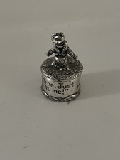 Silver Scenes Collectible Minutures Rupert The Bear Teddy Bear