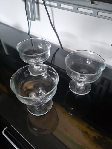 Vintage glass dessert - glass,