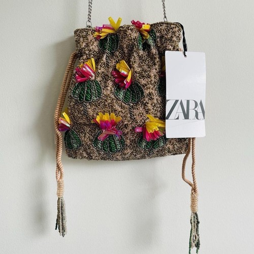 Zara multicoloured bucket bag - bucket,