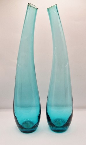 Pair vintage ikea aqua - pair,