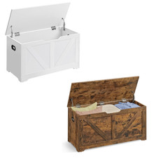 Ottoman Storage Chest Blanket Box Bedding Box Towel Box Large Wooden