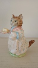 Vintage Royal Albert Beatrix Potter Cat Figurine Mrs Ribby Samuel Whiskers 9cm