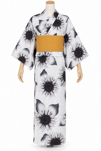 New japanese yukata sunflower - new,