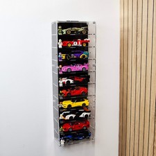 Wall Mounted Display Case for 10 LEGO Speed Champions