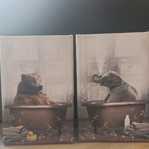Pair bathroom wall - pair, of