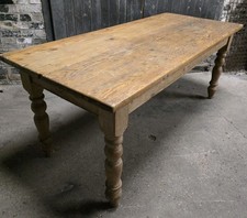 Antique Pine Country Farmhouse 6ft Dining Table Kitchen Table