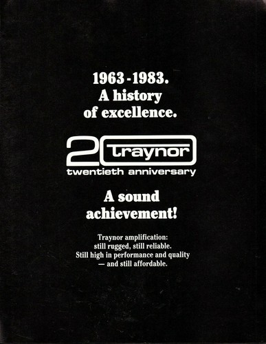 Vtg 1983 traynor amps 20th - traynor,