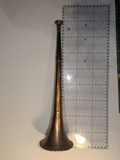 Vintage Brass Fanfare Trumpet / Ceremonial Bugle