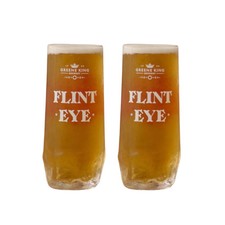 2x Greene King Flint Eye Pint