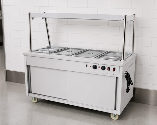 Commercial food warmer cart - food,