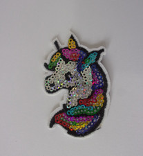 Sequin Unicorn Iron On Sew On