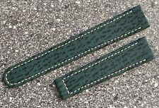 Genuine NOS Ebel 3513 BR Sport Shark Leather Straps 2 Shades Of Green