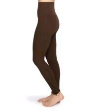 Assets by SPANX Ponte Structured Shaping Leggings, Deep Burgundy, Sz S (UK 8-10)
