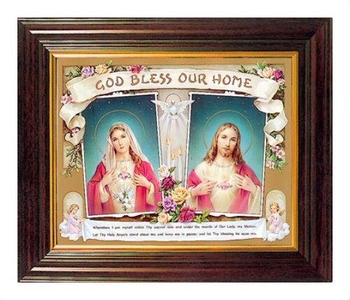 God bless our home sacred - bless,