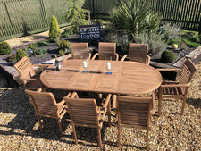 Teak garden furniture