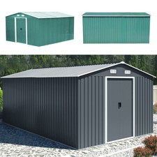 Galvanized Garden Storage Shed