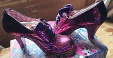 Irregular Choice Shoes Pink/dark Pink/Purple, New Without BOX, Size Eu40, Uk 6.5