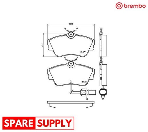 Brake pad set disc - set,, for