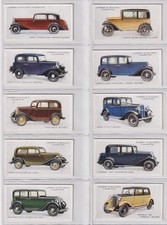 Cigarette Cards - Motor Cars
