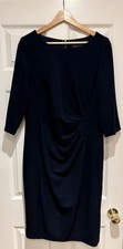 M&S Collection Dress UK Size 16, EUR 44, Black Sleeves Lined