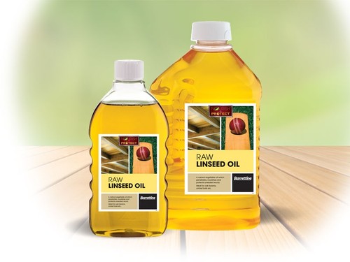 Barrettine raw linseed oil - linseed,