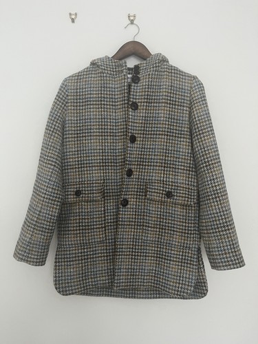 Brora harris tweed hooded coat - brora,