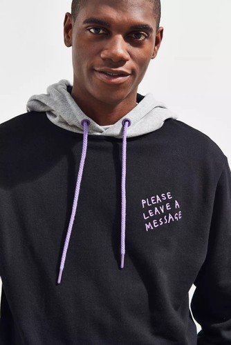 Lazy oaf embroidered hoodie - oaf,