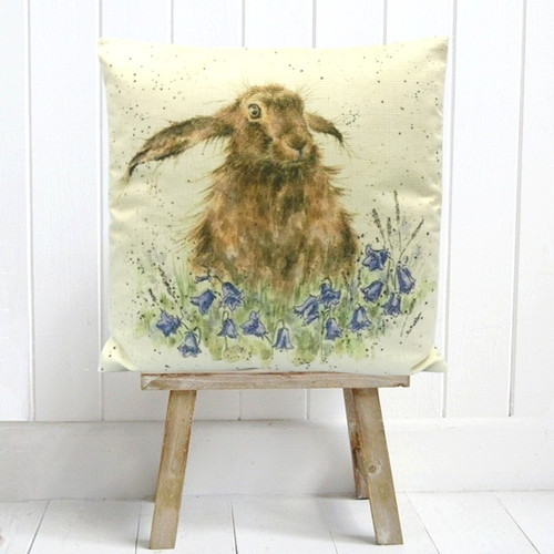 Rabbit cushion cover - rabbit,