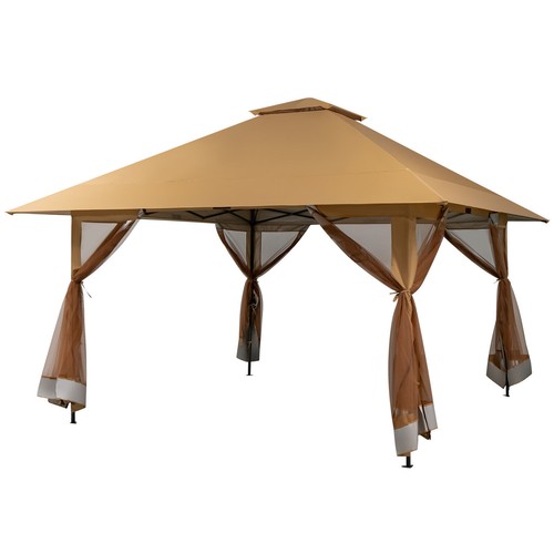 4mx4m outdoor khaki - khaki, gazebo