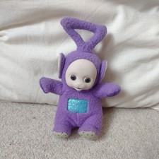 ORIGINAL 1996 TELETUBBIES beanie Tinky Winky soft toy 6" 
