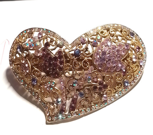 Butler wilson heart shaped - &,