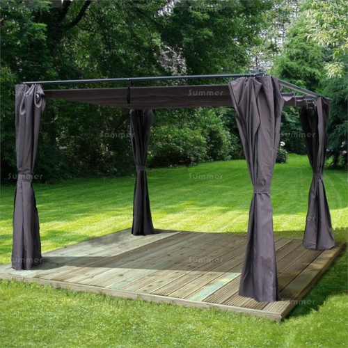 Retractable pergola gazebo - pergola,